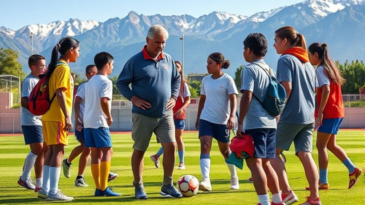 Chilean Coach That Promotes Sport And Education Program